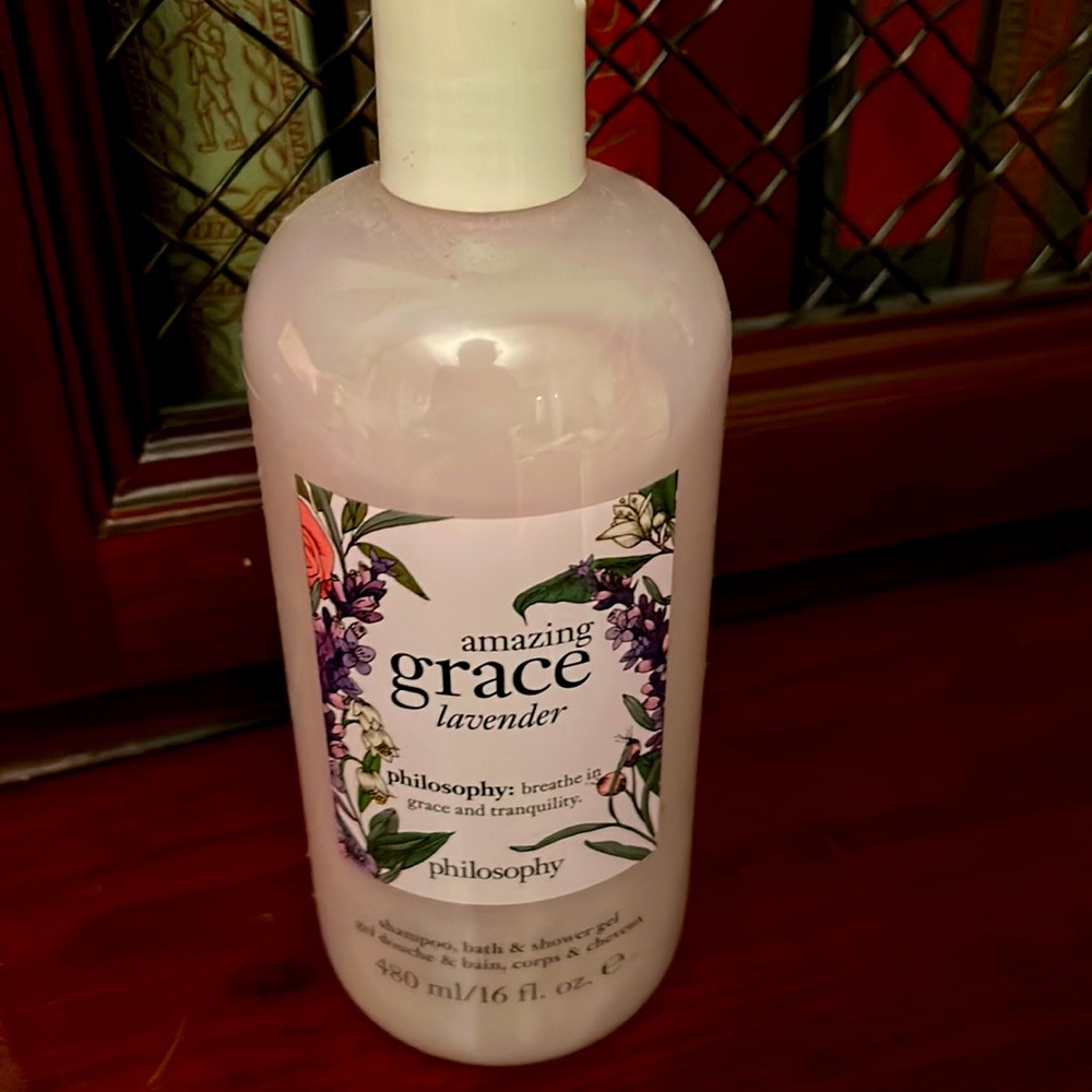 Philosophy Amazing Grace Lavender Shampoo, Bath, and Shower Gel 16oz.